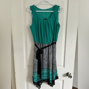 Teal/Black/White ALYXdress Size 6